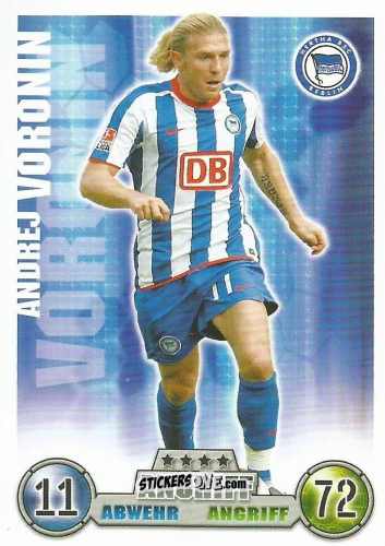 Cromo Andriy Voronin - German Fussball Bundesliga 2008-2009. Match Attax n. 15 - Topps