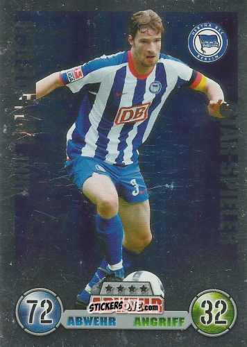 Cromo Arne Friedrich - German Fussball Bundesliga 2008-2009. Match Attax n. 17 - Topps