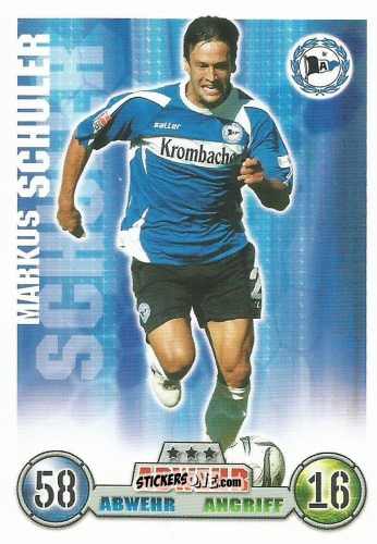 Cromo Markus Schuler - German Fussball Bundesliga 2008-2009. Match Attax n. 21 - Topps