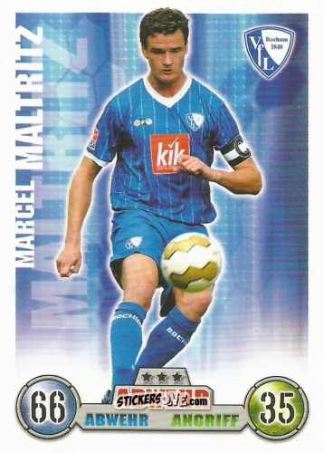 Cromo Marcel Maltritz - German Fussball Bundesliga 2008-2009. Match Attax n. 41 - Topps