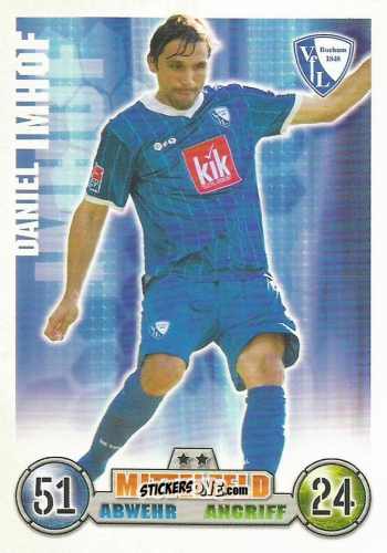 Cromo Daniel Imhof - German Fussball Bundesliga 2008-2009. Match Attax n. 45 - Topps