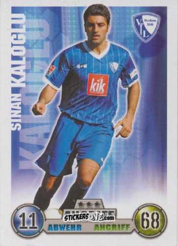 Sticker Sinan Kaloglu - German Fussball Bundesliga 2008-2009. Match Attax n. 51 - Topps