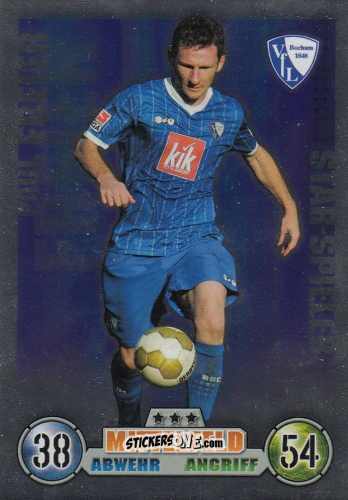 Sticker Paul Freier - German Fussball Bundesliga 2008-2009. Match Attax n. 53 - Topps