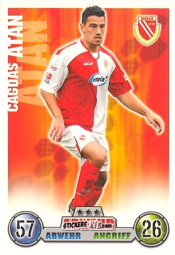 Cromo Cagdas Atan - German Fussball Bundesliga 2008-2009. Match Attax n. 74 - Topps