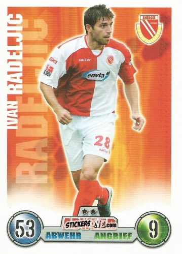 Cromo Ivan Radeljic - German Fussball Bundesliga 2008-2009. Match Attax n. 77 - Topps