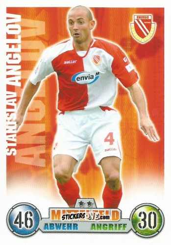 Figurina Stanislav Angelov - German Fussball Bundesliga 2008-2009. Match Attax n. 83 - Topps