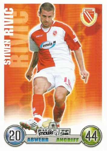 Figurina Stiven Rivic - German Fussball Bundesliga 2008-2009. Match Attax n. 88 - Topps