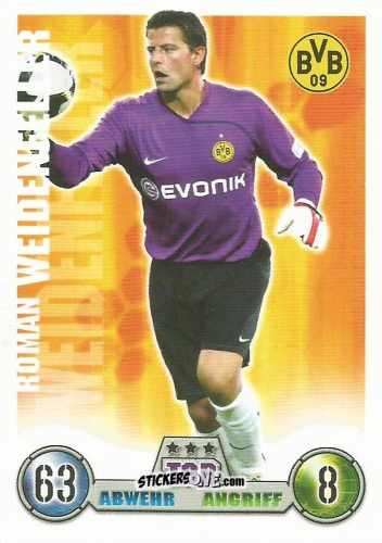 Sticker Roman Weidenfeller - German Fussball Bundesliga 2008-2009. Match Attax n. 91 - Topps