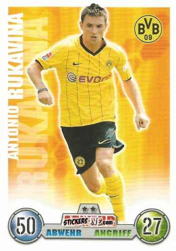 Sticker Antonio Rukavina - German Fussball Bundesliga 2008-2009. Match Attax n. 92 - Topps