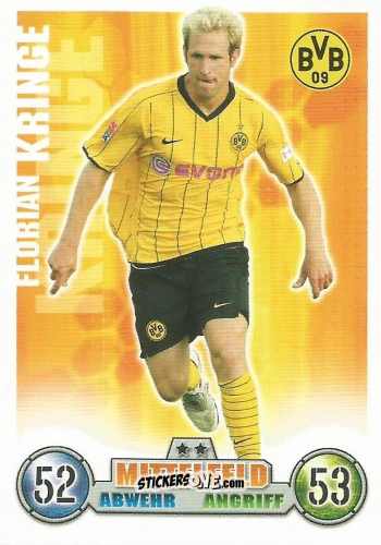 Sticker Florian Kringe - German Fussball Bundesliga 2008-2009. Match Attax n. 99 - Topps