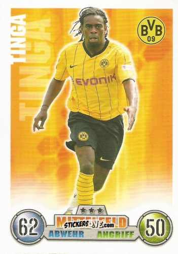Cromo Tinga - German Fussball Bundesliga 2008-2009. Match Attax n. 103 - Topps