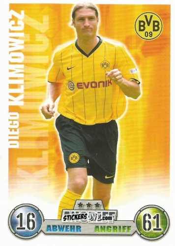 Sticker Diego Klimowicz - German Fussball Bundesliga 2008-2009. Match Attax n. 104 - Topps