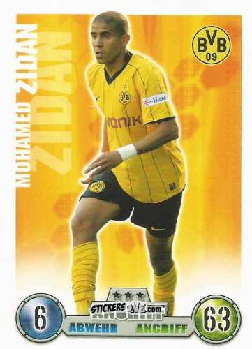 Figurina Mohamed Zidan - German Fussball Bundesliga 2008-2009. Match Attax n. 105 - Topps