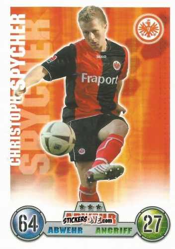 Cromo Christoph Spycher - German Fussball Bundesliga 2008-2009. Match Attax n. 111 - Topps