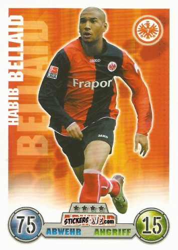Sticker Habib Bellaid - German Fussball Bundesliga 2008-2009. Match Attax n. 112 - Topps