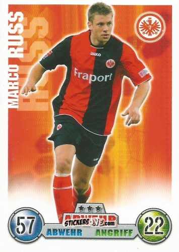 Figurina Marco Russ - German Fussball Bundesliga 2008-2009. Match Attax n. 113 - Topps