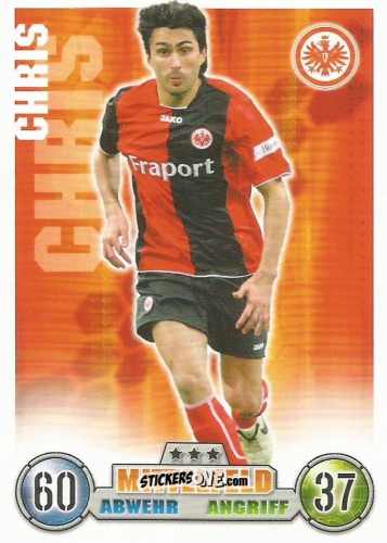 Cromo Chris - German Fussball Bundesliga 2008-2009. Match Attax n. 117 - Topps