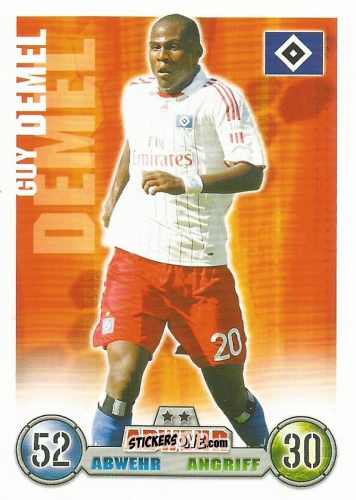 Figurina Guy Demel - German Fussball Bundesliga 2008-2009. Match Attax n. 131 - Topps