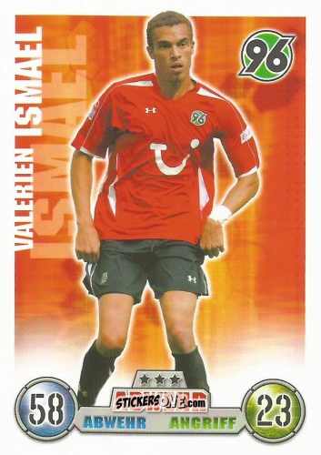 Cromo Valerien Ismael - German Fussball Bundesliga 2008-2009. Match Attax n. 149 - Topps