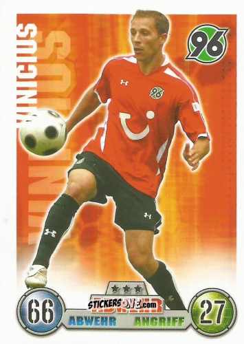 Cromo Vinicius - German Fussball Bundesliga 2008-2009. Match Attax n. 150err - Topps