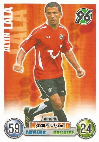 Figurina Altin Lala - German Fussball Bundesliga 2008-2009. Match Attax n. 151 - Topps