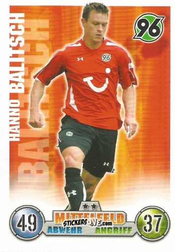 Cromo Hanno Balitsch - German Fussball Bundesliga 2008-2009. Match Attax n. 153 - Topps