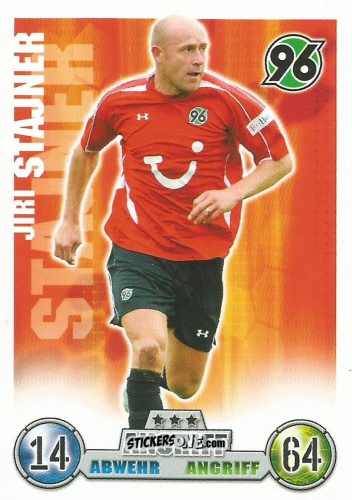 Figurina Jiri Stajner - German Fussball Bundesliga 2008-2009. Match Attax n. 159 - Topps