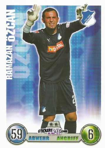 Cromo Ramazan Özcan - German Fussball Bundesliga 2008-2009. Match Attax n. 163 - Topps