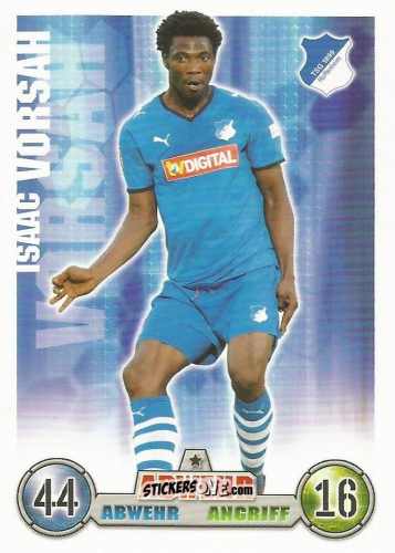 Cromo Isaac Vorsah - German Fussball Bundesliga 2008-2009. Match Attax n. 166 - Topps