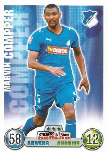 Figurina Marvin Compper - German Fussball Bundesliga 2008-2009. Match Attax n. 167 - Topps