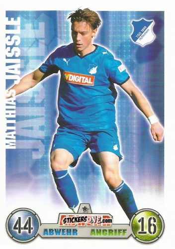 Sticker Matthias Jaissle - German Fussball Bundesliga 2008-2009. Match Attax n. 168 - Topps