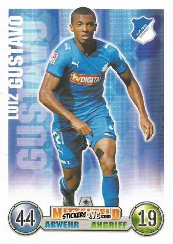 Sticker Luiz Gustavo - German Fussball Bundesliga 2008-2009. Match Attax n. 173 - Topps