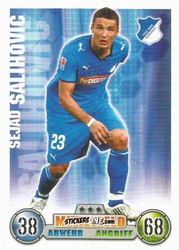 Cromo Sejad Salihovic - German Fussball Bundesliga 2008-2009. Match Attax n. 174 - Topps