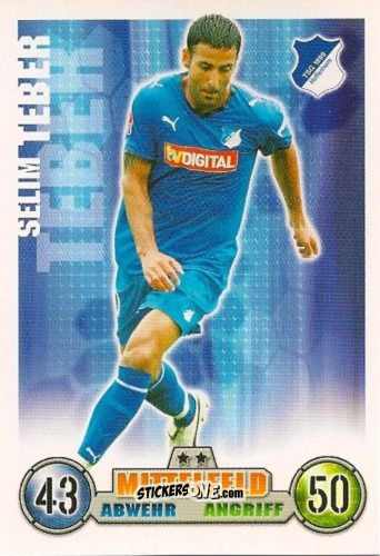 Sticker Selim Teber - German Fussball Bundesliga 2008-2009. Match Attax n. 175 - Topps
