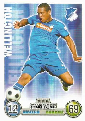 Cromo Wellington - German Fussball Bundesliga 2008-2009. Match Attax n. 178 - Topps