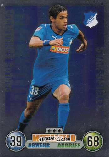 Figurina Carlos Eduardo - German Fussball Bundesliga 2008-2009. Match Attax n. 179 - Topps