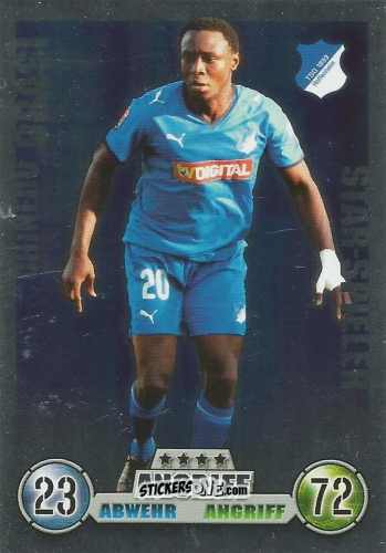 Cromo Chinedu Obasi - German Fussball Bundesliga 2008-2009. Match Attax n. 180 - Topps