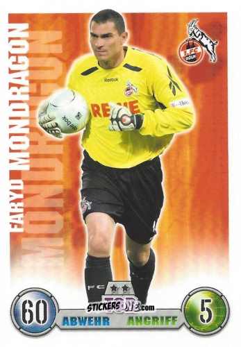 Figurina Faryd Mondragon - German Fussball Bundesliga 2008-2009. Match Attax n. 199 - Topps