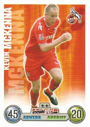 Sticker Kevin Mckenna - German Fussball Bundesliga 2008-2009. Match Attax n. 200 - Topps