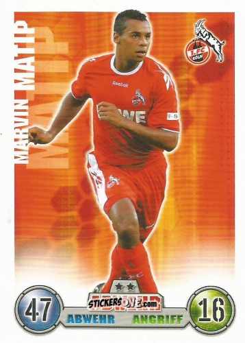 Sticker Marvin Matip - German Fussball Bundesliga 2008-2009. Match Attax n. 201 - Topps
