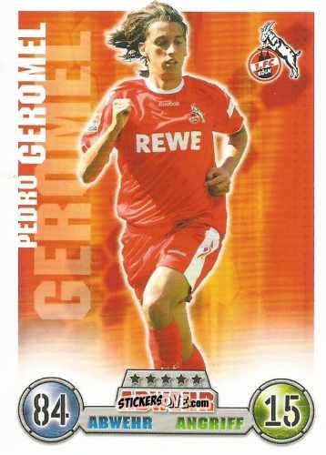 Sticker Pedro Geromel - German Fussball Bundesliga 2008-2009. Match Attax n. 203 - Topps