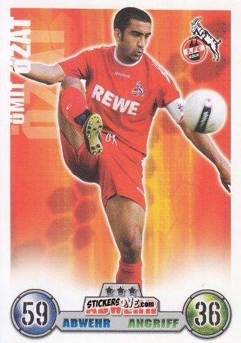 Sticker Ümit Özat - German Fussball Bundesliga 2008-2009. Match Attax n. 205 - Topps