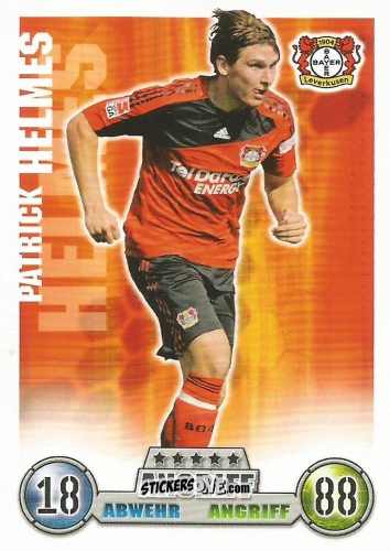 Cromo Patrick Helmes - German Fussball Bundesliga 2008-2009. Match Attax n. 230 - Topps