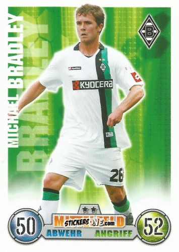 Cromo Michael Bradley - German Fussball Bundesliga 2008-2009. Match Attax n. 246 - Topps