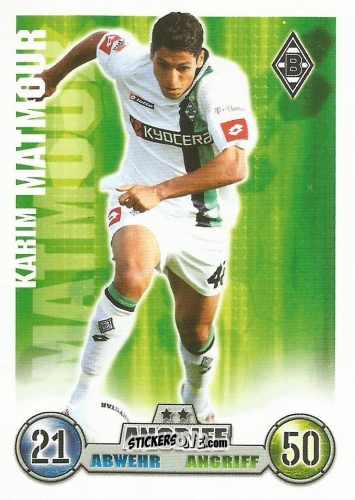 Figurina Karim Matmour - German Fussball Bundesliga 2008-2009. Match Attax n. 249 - Topps