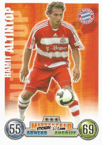 Cromo Hamit Altintop - German Fussball Bundesliga 2008-2009. Match Attax n. 261 - Topps