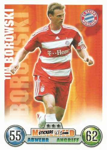 Sticker Tim Borowski - German Fussball Bundesliga 2008-2009. Match Attax n. 264 - Topps