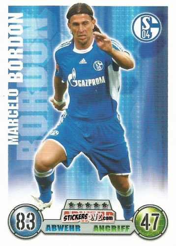 Figurina Marcelo Bordon - German Fussball Bundesliga 2008-2009. Match Attax n. 275 - Topps