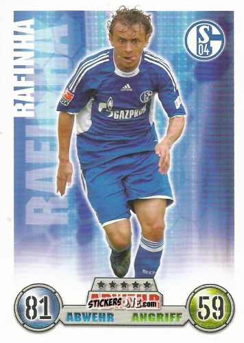 Figurina Rafinha - German Fussball Bundesliga 2008-2009. Match Attax n. 277 - Topps