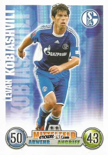 Figurina Levan Kobiashvili - German Fussball Bundesliga 2008-2009. Match Attax n. 282 - Topps